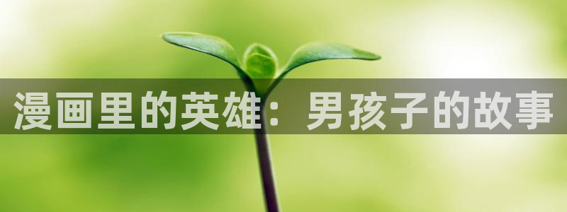 漫蛙官方版正版入口网页：漫画里的英雄：男孩子的故事